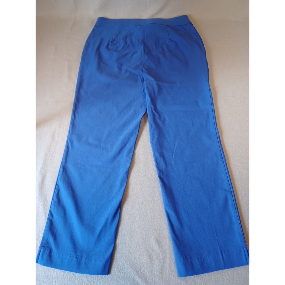 Rafaella Women Dazzling Blue Stretch Capri Pants RSBSF073 Size 4 NWT - Picture 6 of 11